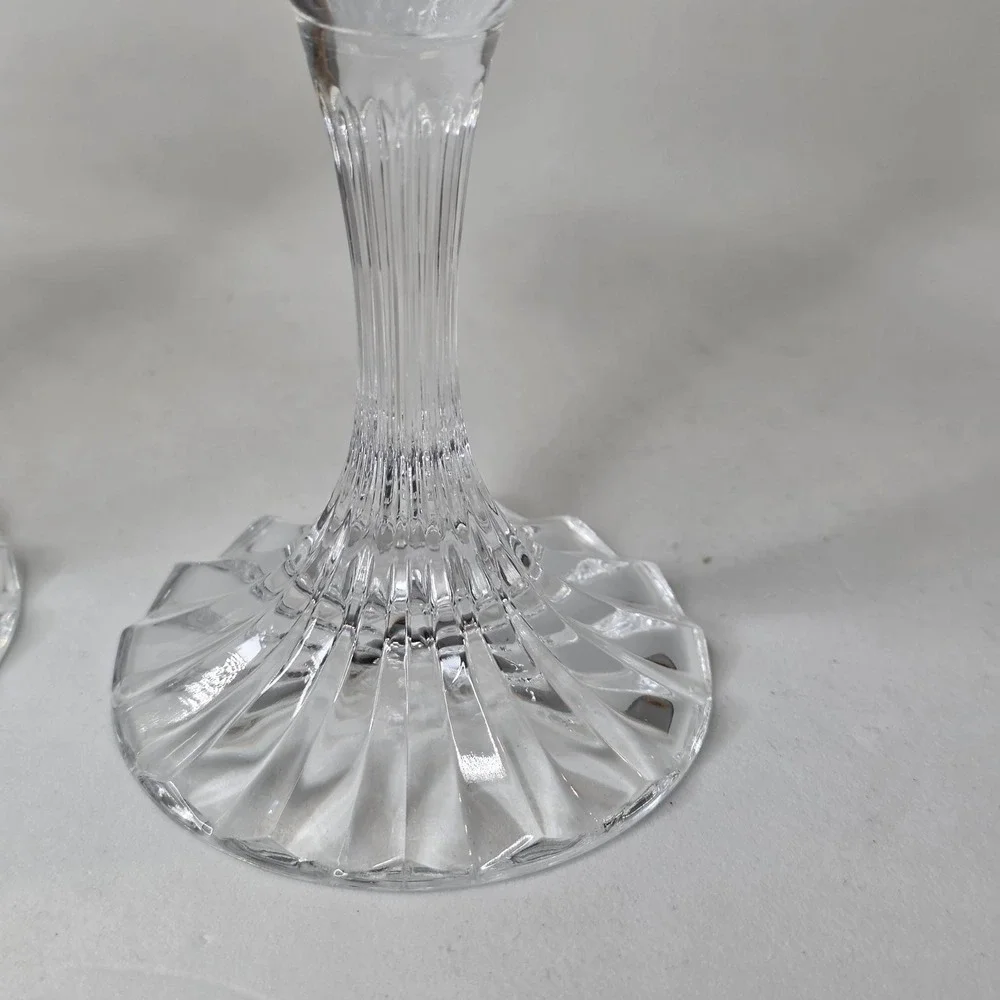 Cristal d'Arques Bretagne Crystal Champagne Flutes 8 1/8